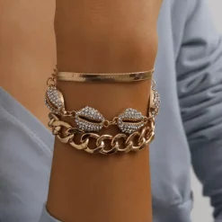 Armband Set Glitter Seashell