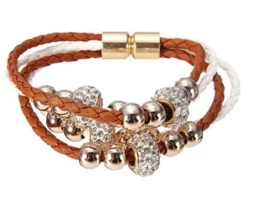 Armband Shamballa Wrap