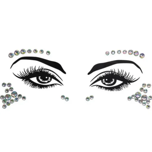 Augen Glitzer Sticker Sema