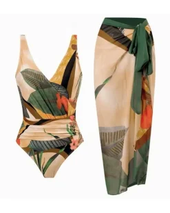 Badeanzug mit Pareo Portofino