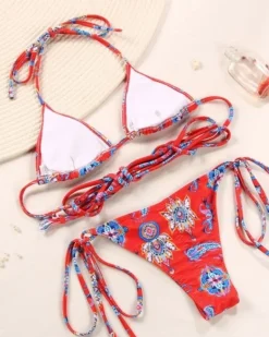 Bandage Bikini Paisley Latina