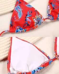 Bandage Bikini Paisley Latina