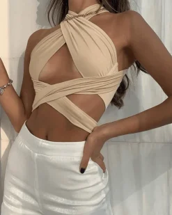 Bandage Crop Top Cayman