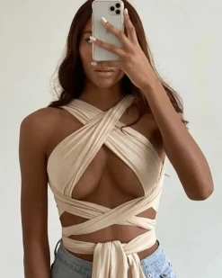 Bandage Crop Top Cayman