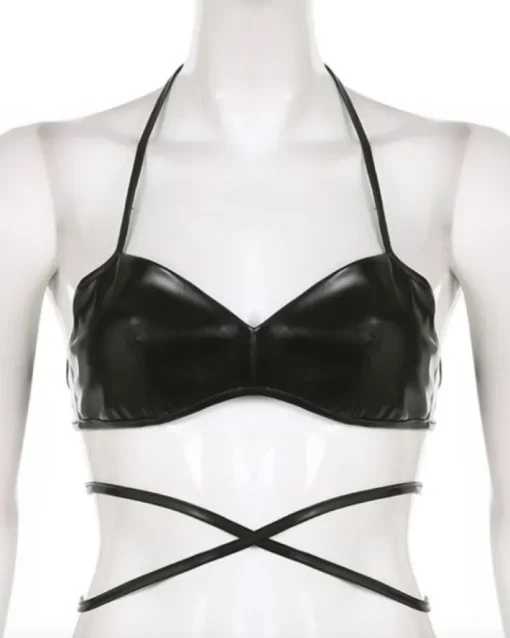 Bandage Leder Style BH Top Ida