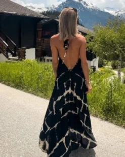Batik Boho Kleid Cosmic Flow