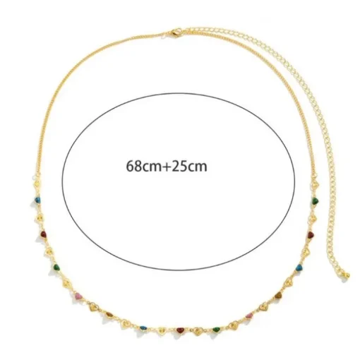 Bauchkette Heart Colors
