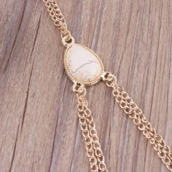 Bauchkette Opal Blanco