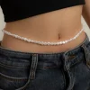 Bauchkette Perlas Blancas