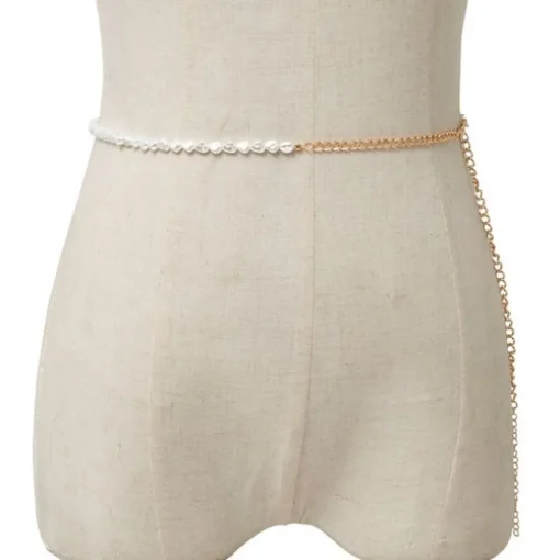 Bauchkette Perlas Blancas