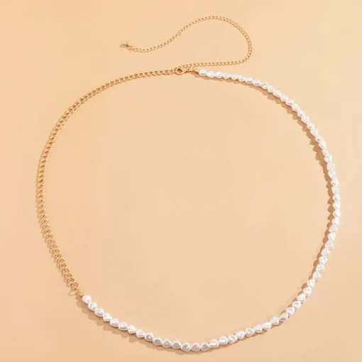 Bauchkette Perlas Blancas
