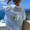 Baumwolle Bluse The Eye
