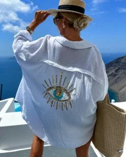 Baumwolle Bluse The Eye