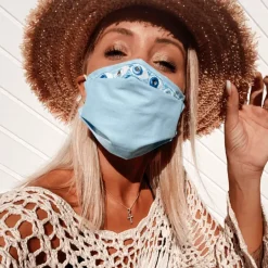 Baumwolle Maske Boho Cloud
