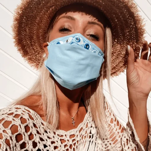Baumwolle Maske Boho Cloud