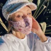 Baumwolle Maske Rosa Rosa