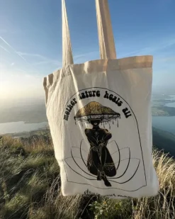 Baumwolle Stofftasche | Tote Bag | Mushroom Lady