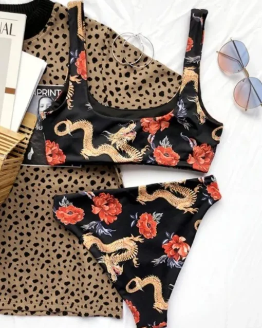 Bikini Dragon Roses