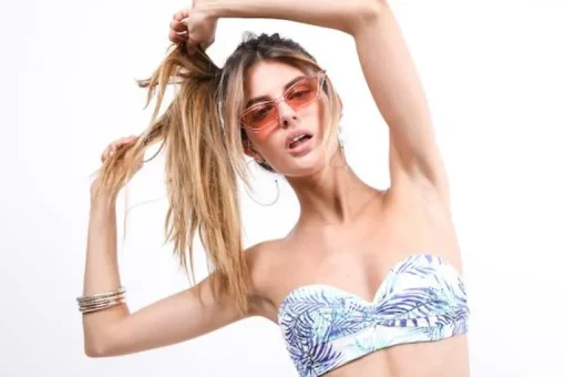 Bikini Palmera Azul