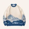 Blauer Berg Pullover Nendaz
