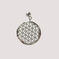 Blume des Lebens Anhänger | Zirkonia Steine | Silber 925