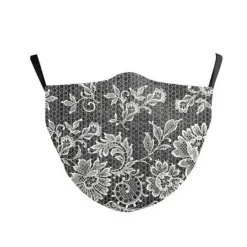 Blumenmaske Fiori Bianchi