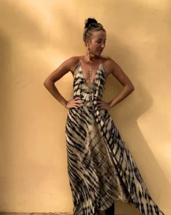 Boho Batik Kleid Gaia