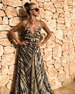 Boho Batik Kleid Gaia