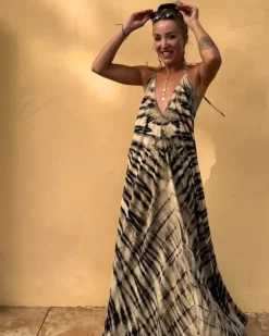 Boho Batik Kleid Gaia