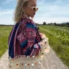 Boho Jacke Purple Leela