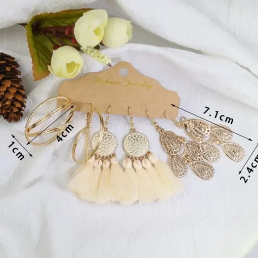 Boho Ohrringe Set Sunset Wanderer