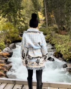 Boho Strickjacke Desert Breeze