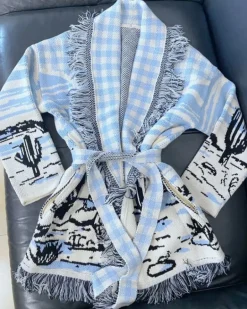 Boho Strickjacke Desert Breeze