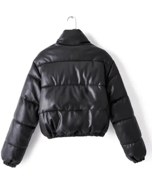 Bomber Kunstleder Jacke Damy