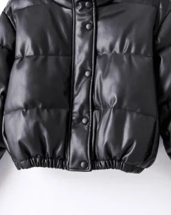 Bomber Kunstleder Jacke Damy