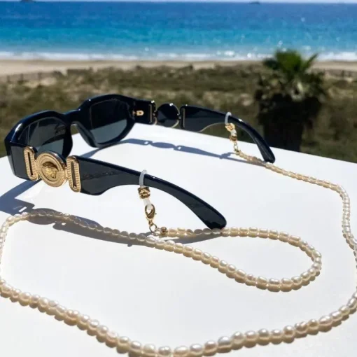 Brillenkette & Maskenkette Real Pearls