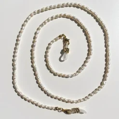 Brillenkette & Maskenkette Real Pearls