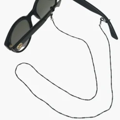 Brillenkette Maskenkette Finely Black
