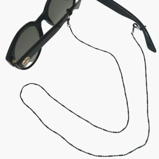 Brillenkette Maskenkette Finely Black
