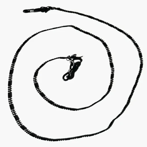 Brillenkette Maskenkette Finely Black