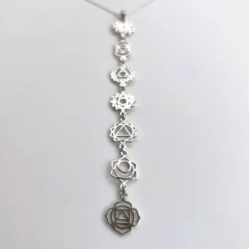 Chakra Kette - Sterling Silber 925