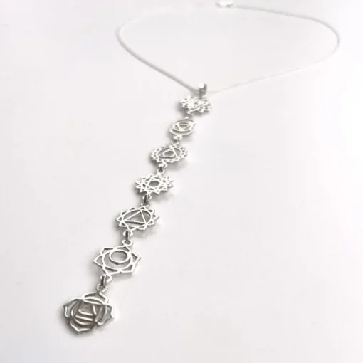 Chakra Kette - Sterling Silber 925