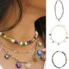 Choker Halskette Flores de Colores