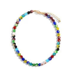 Choker Halskette Flores de Colores