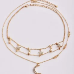 Choker Halskette Moon & Stars Lovers