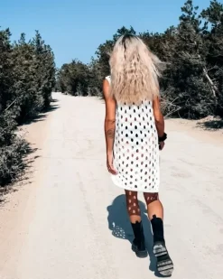 Crochet Cut-Out Kleid Joanie