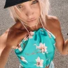 Crop Top Flower Dance