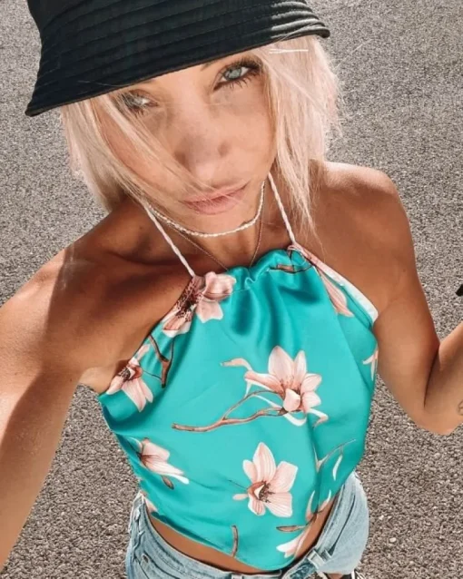 Crop Top Flower Dance