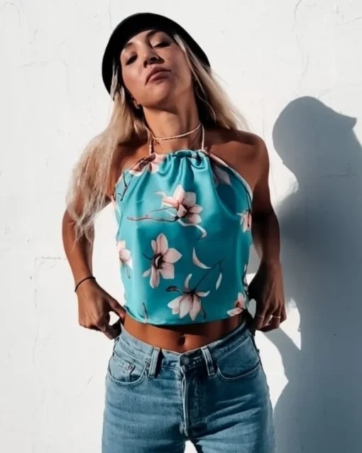 Crop Top Flower Dance
