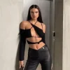 Cut-Out Hollow Shirt Versus